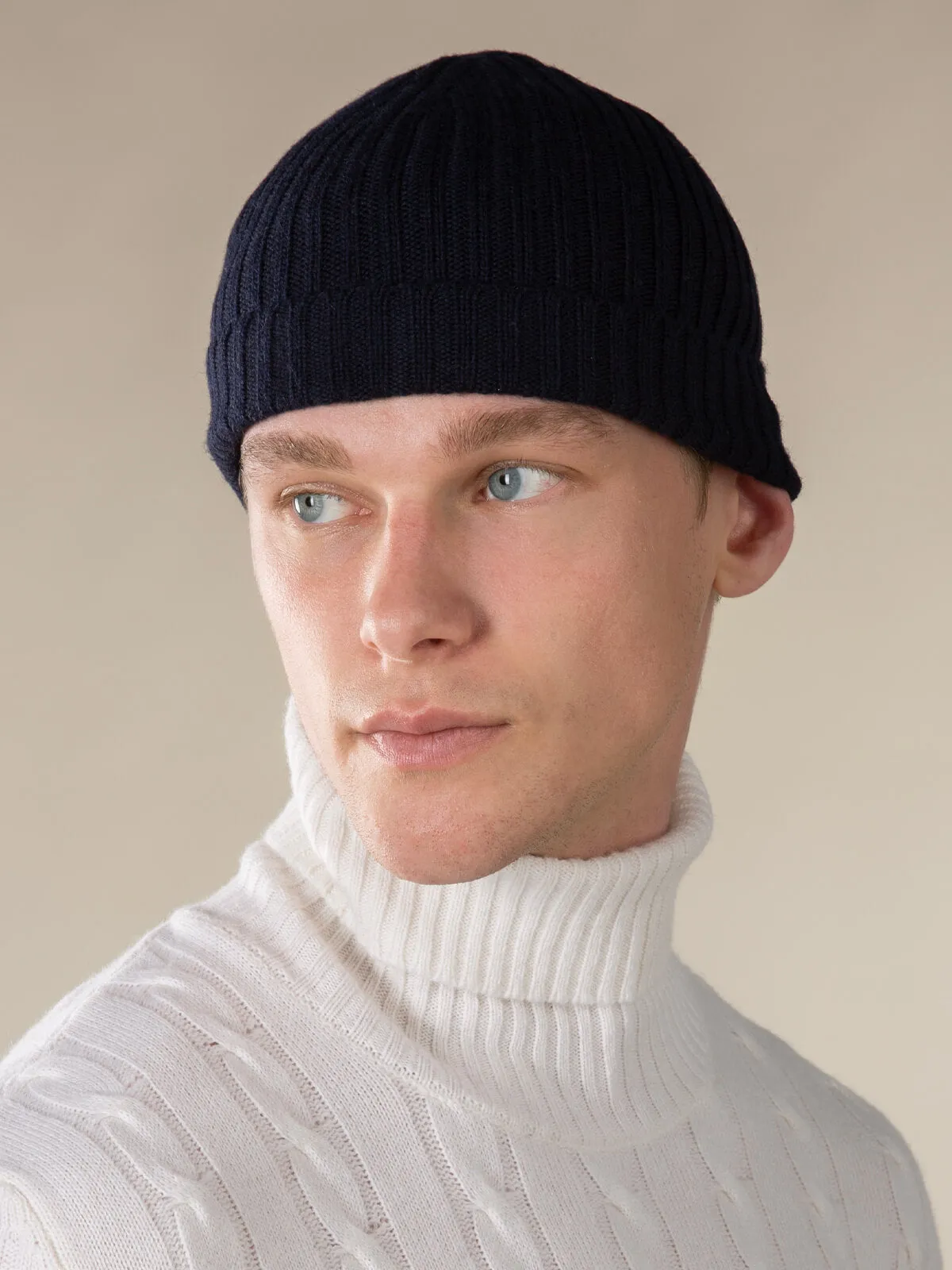 Extrafine Merino Hat Navy