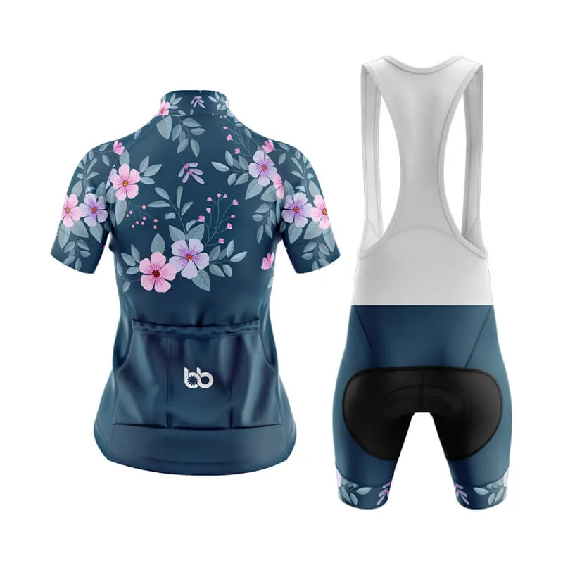 Floral Neck Cherry Blossom Club Cycling Kit