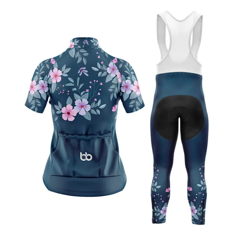 Floral Neck Cherry Blossom Club Cycling Kit