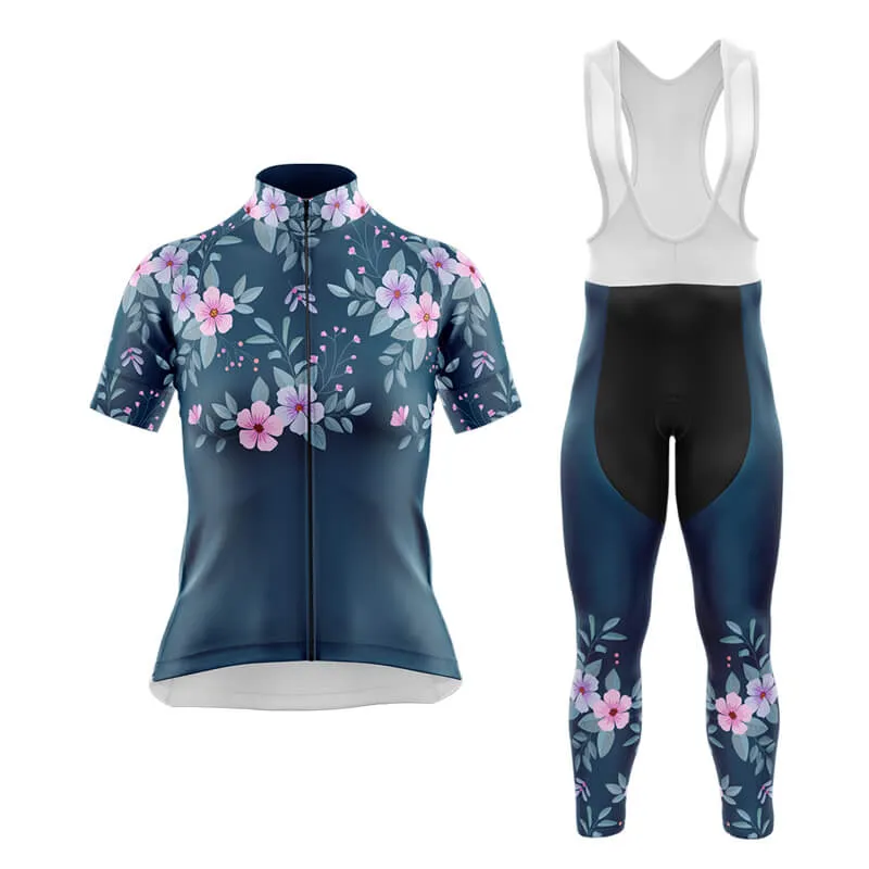 Floral Neck Cherry Blossom Club Cycling Kit