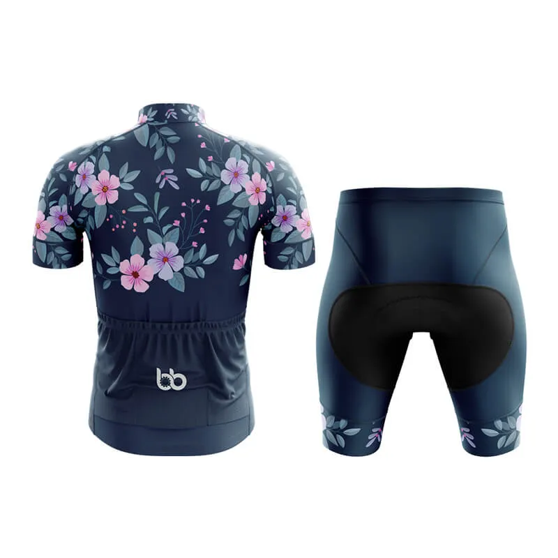 Floral Neck Cherry Blossom Club Cycling Kit