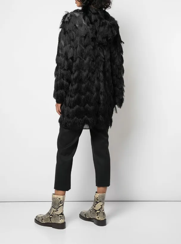 FRINGED COAT