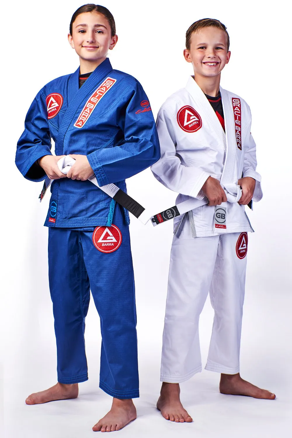 GBK LITE RIPSTOP KIMONO W/ BELT - WHITE