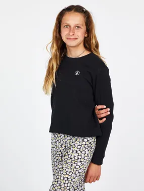 Girls Thermality Long Sleeve Tee - Black