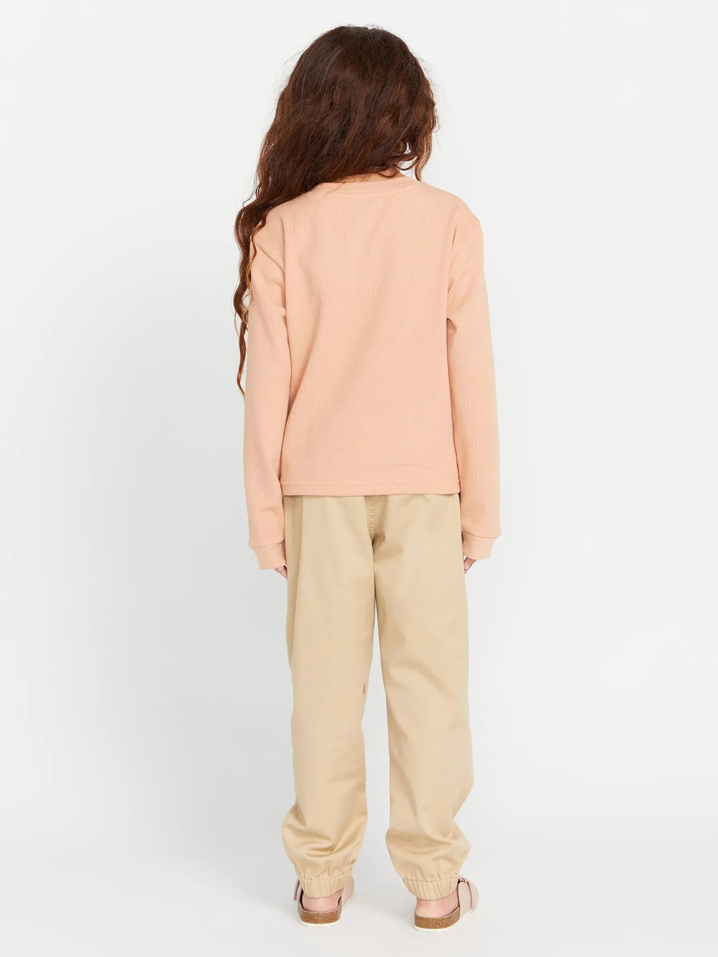 Girls Thermality Long Sleeve Tee - Clay