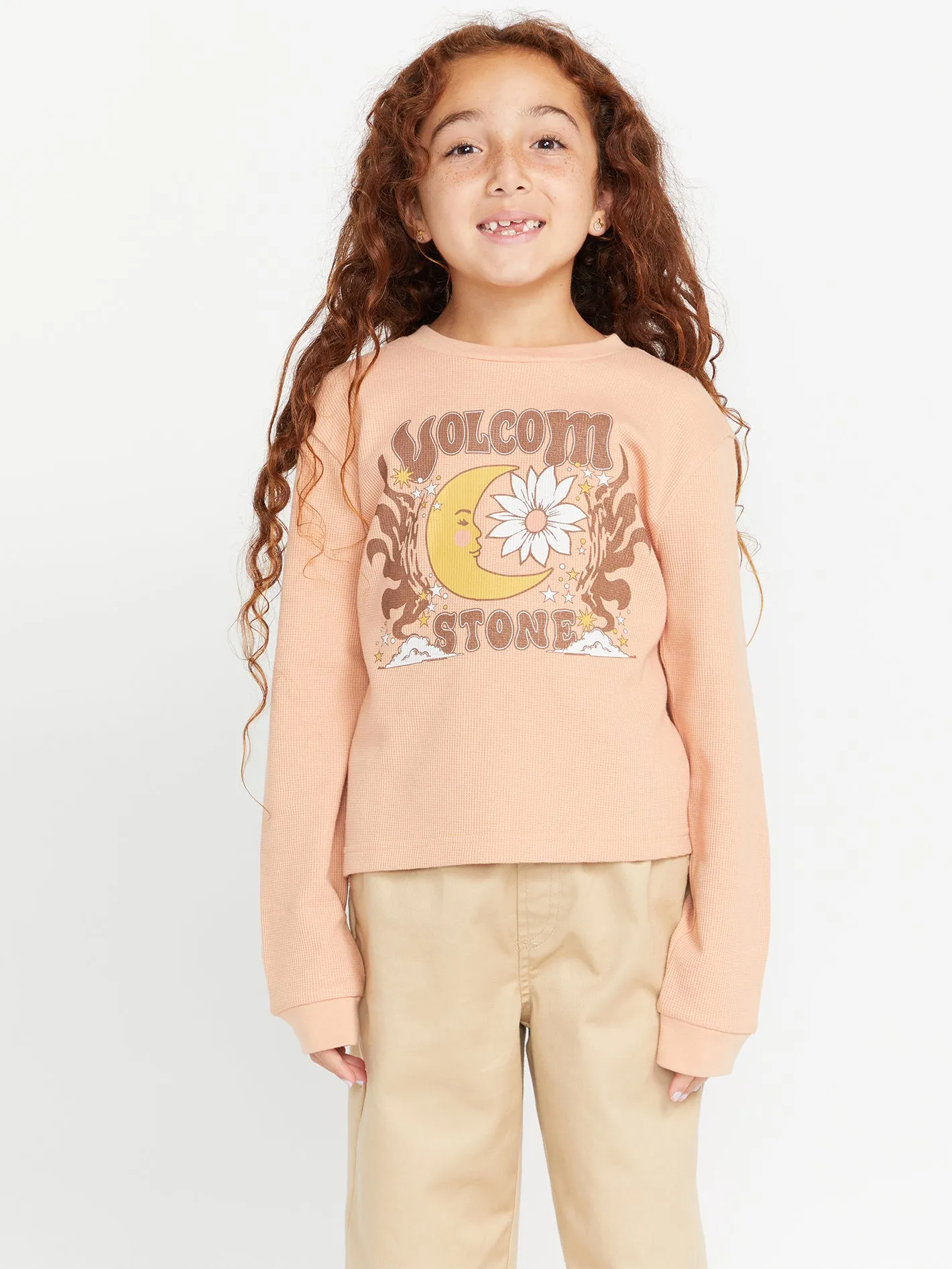 Girls Thermality Long Sleeve Tee - Clay