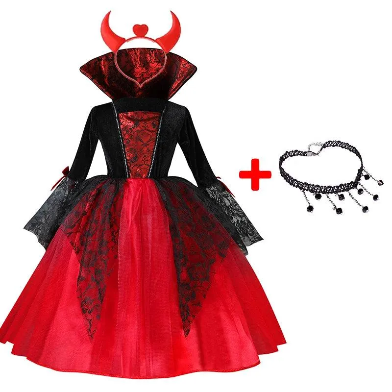 Gothic Princess Halloween Costume for Toddlers - Enchanting & Mystical