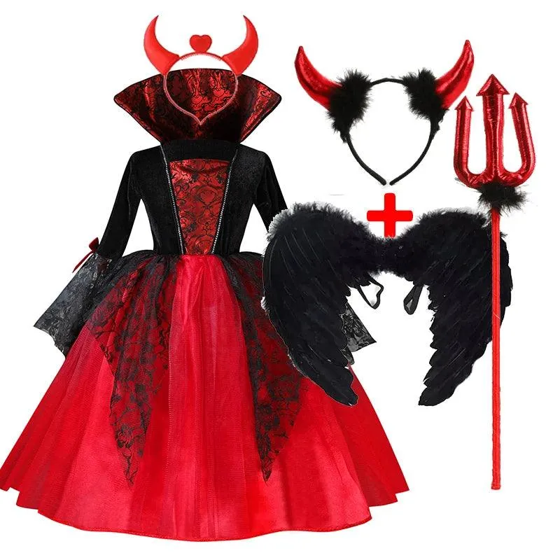 Gothic Princess Halloween Costume for Toddlers - Enchanting & Mystical