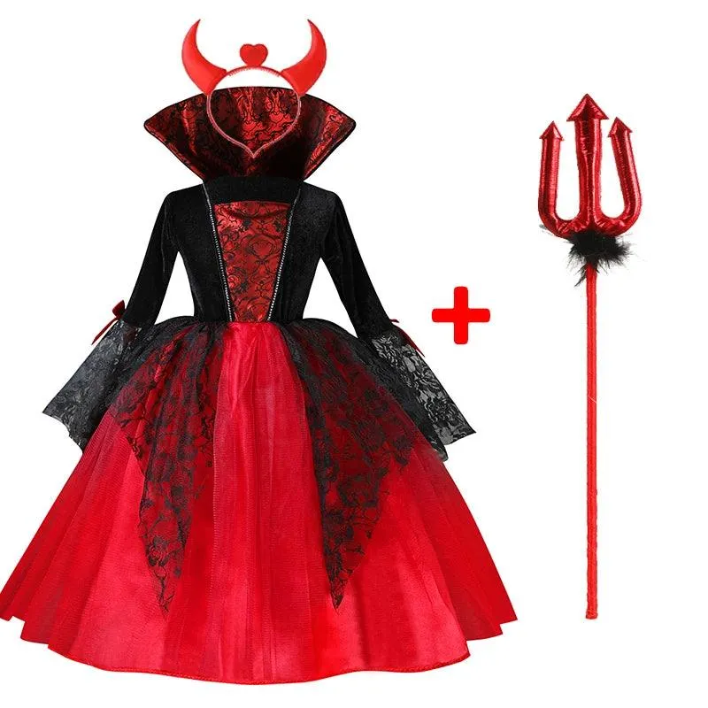 Gothic Princess Halloween Costume for Toddlers - Enchanting & Mystical