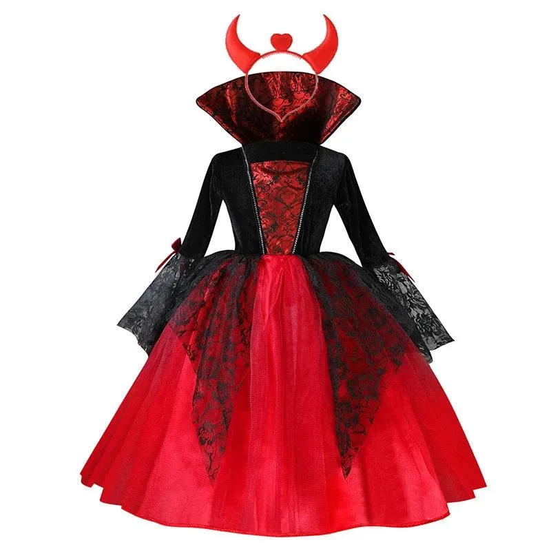 Gothic Princess Halloween Costume for Toddlers - Enchanting & Mystical