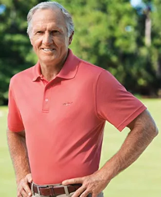 Greg Norman for Tasso Elba Mens 5 Iron Performance Golf Polo, Size Small