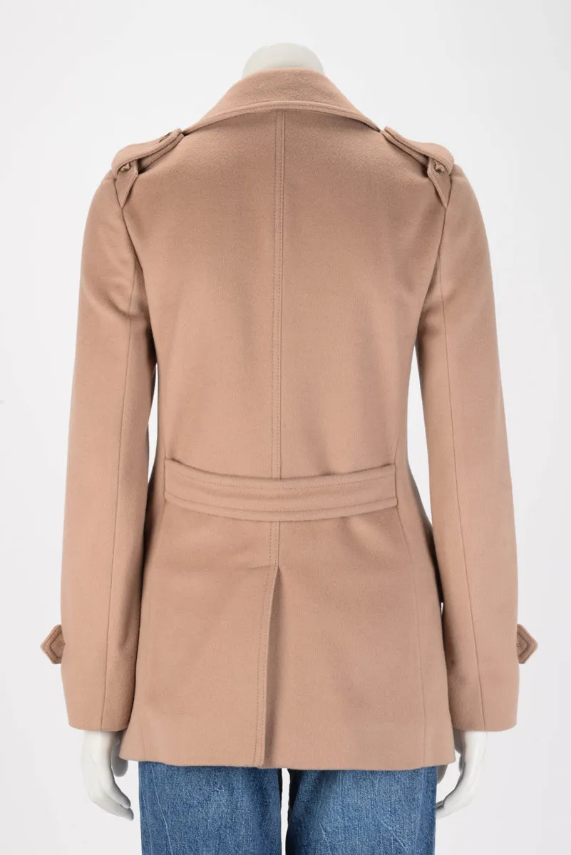 Gucci Beige Wool Pea Coat IT 40