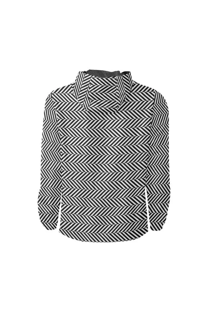 Herringbone All Over Print Windbreaker for Men (Model H23)