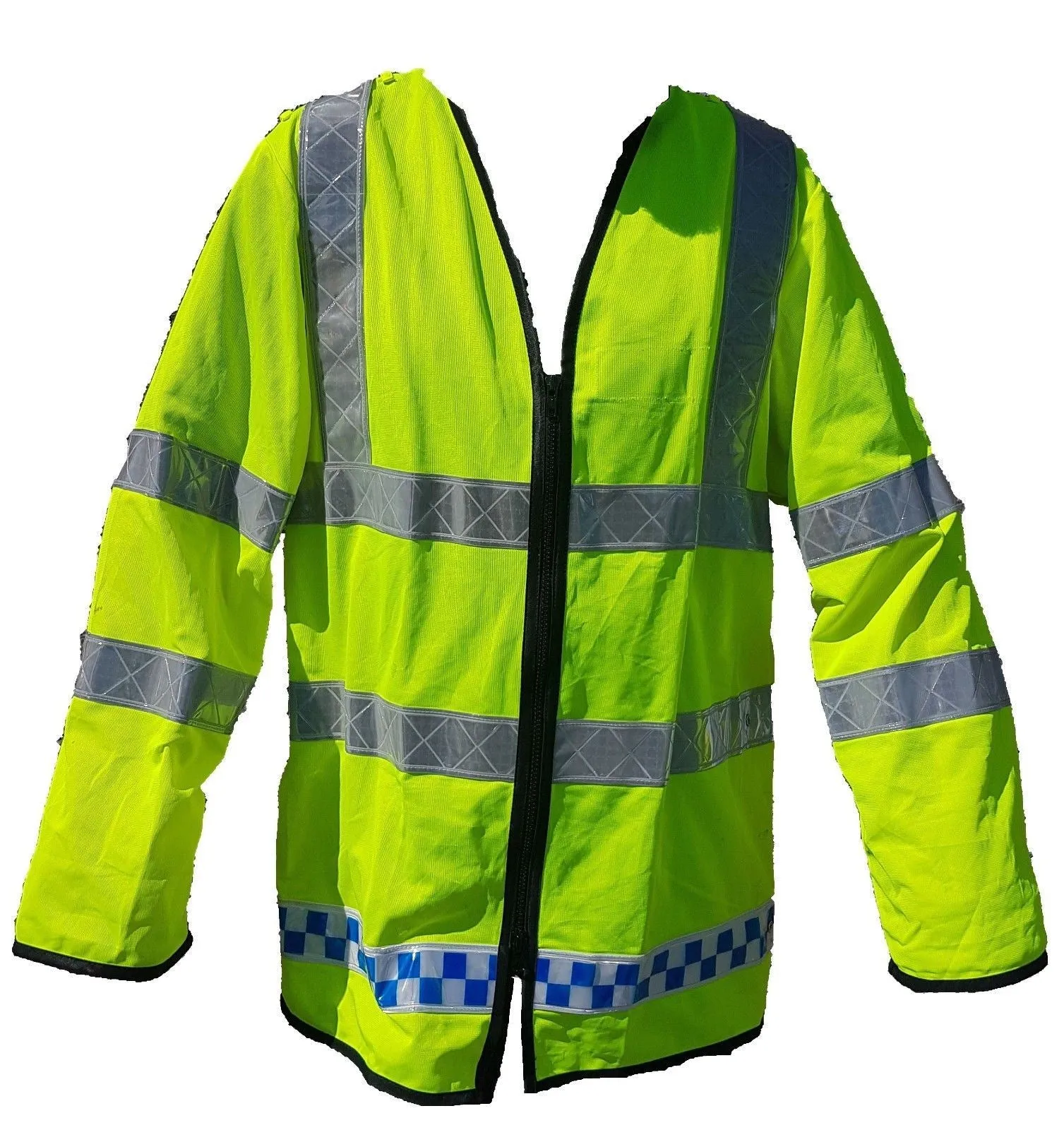 Hi Viz Vis Lightweight Reflective Traffic Overcoat Walking Recovery LW05A