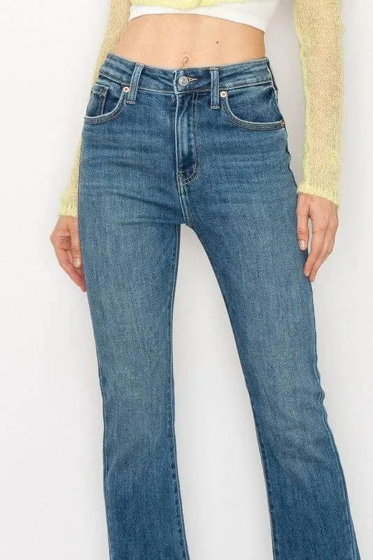 High Rise Plus Size Boot Cut Jeans