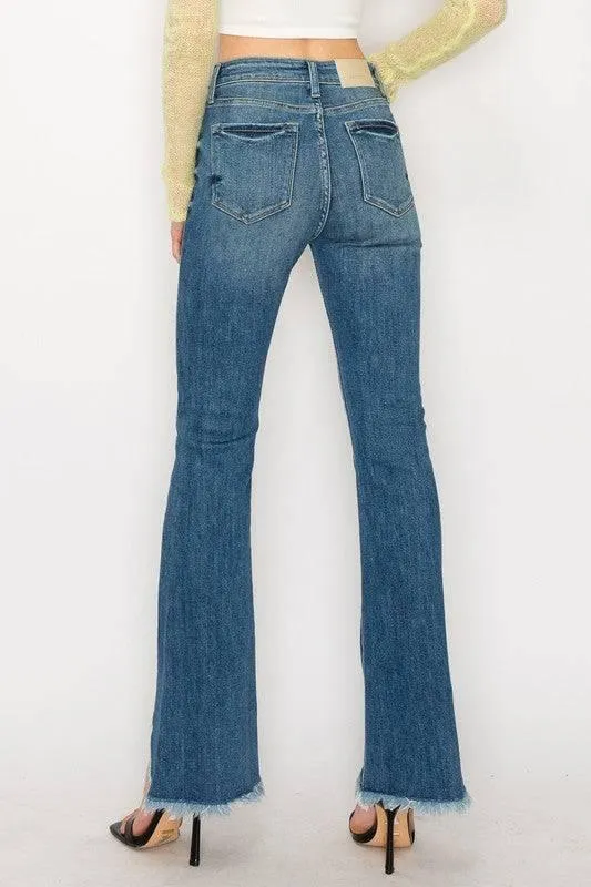 High Rise Plus Size Boot Cut Jeans