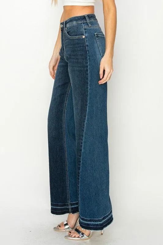 HIGH RISE RELAXED WIDE LEG JEANS