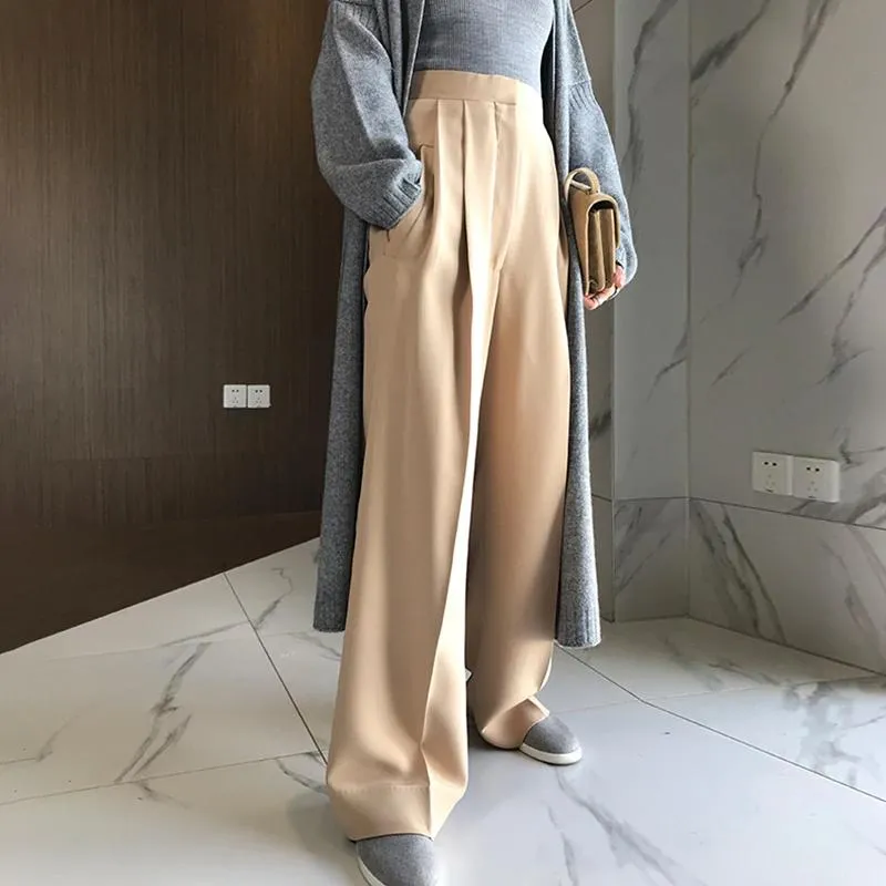 High Waist Causal Loose Wide Leg Pants