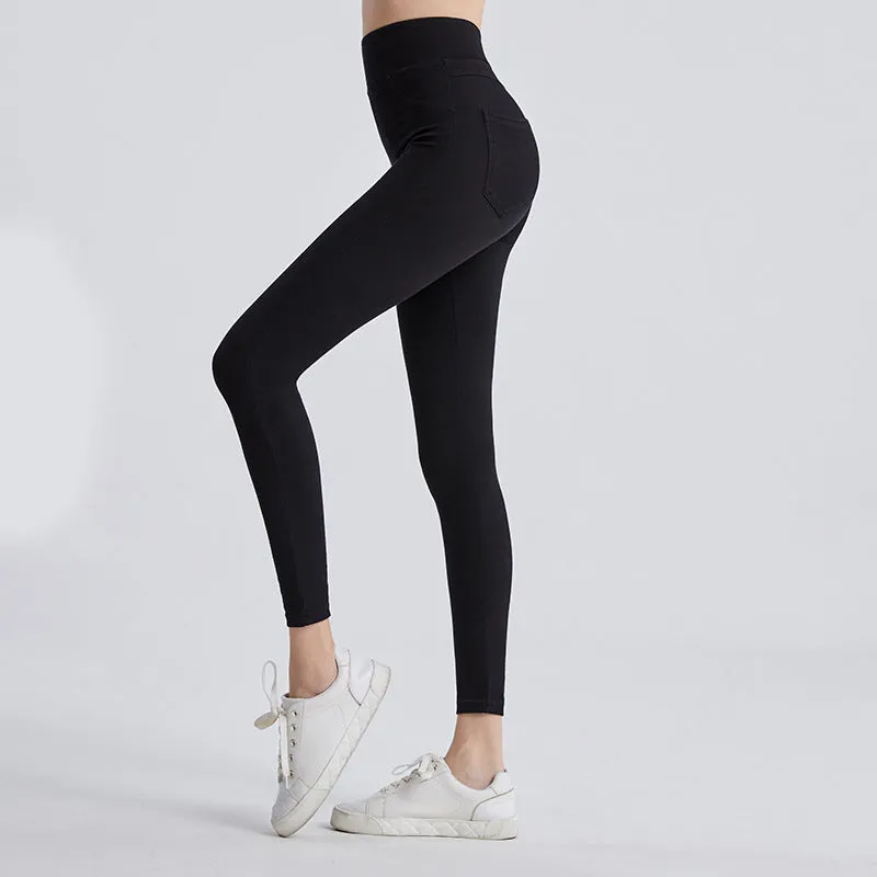 High Waist Slimming Yoga Pants Outer Wear Running Workout Pants