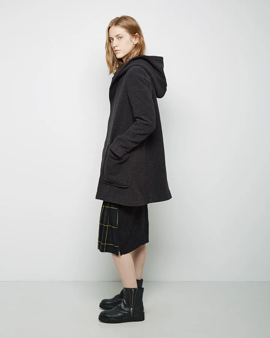 Hooded Wool Coat