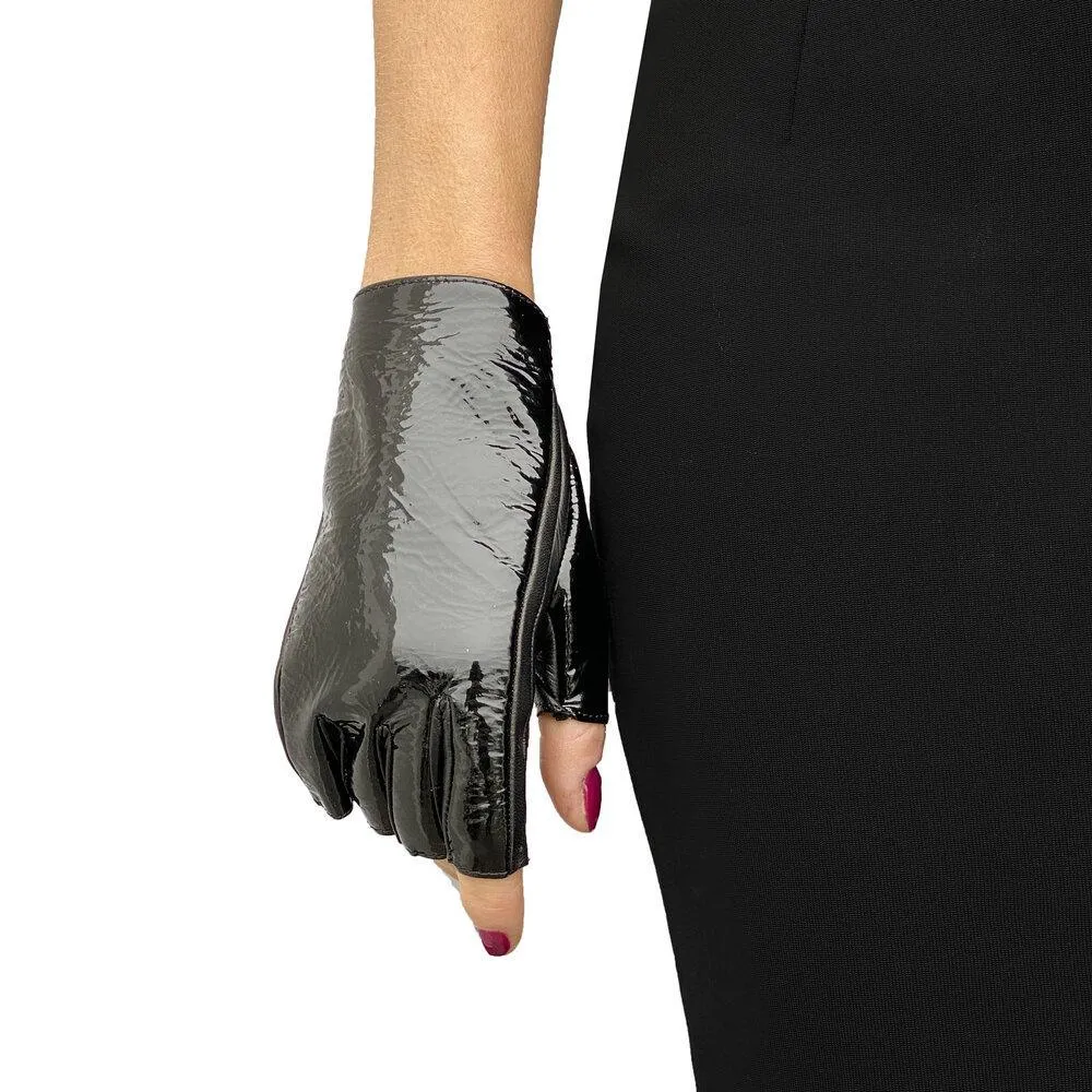 Ib Cuff - Women's Fingerless Classic Leather Gloves