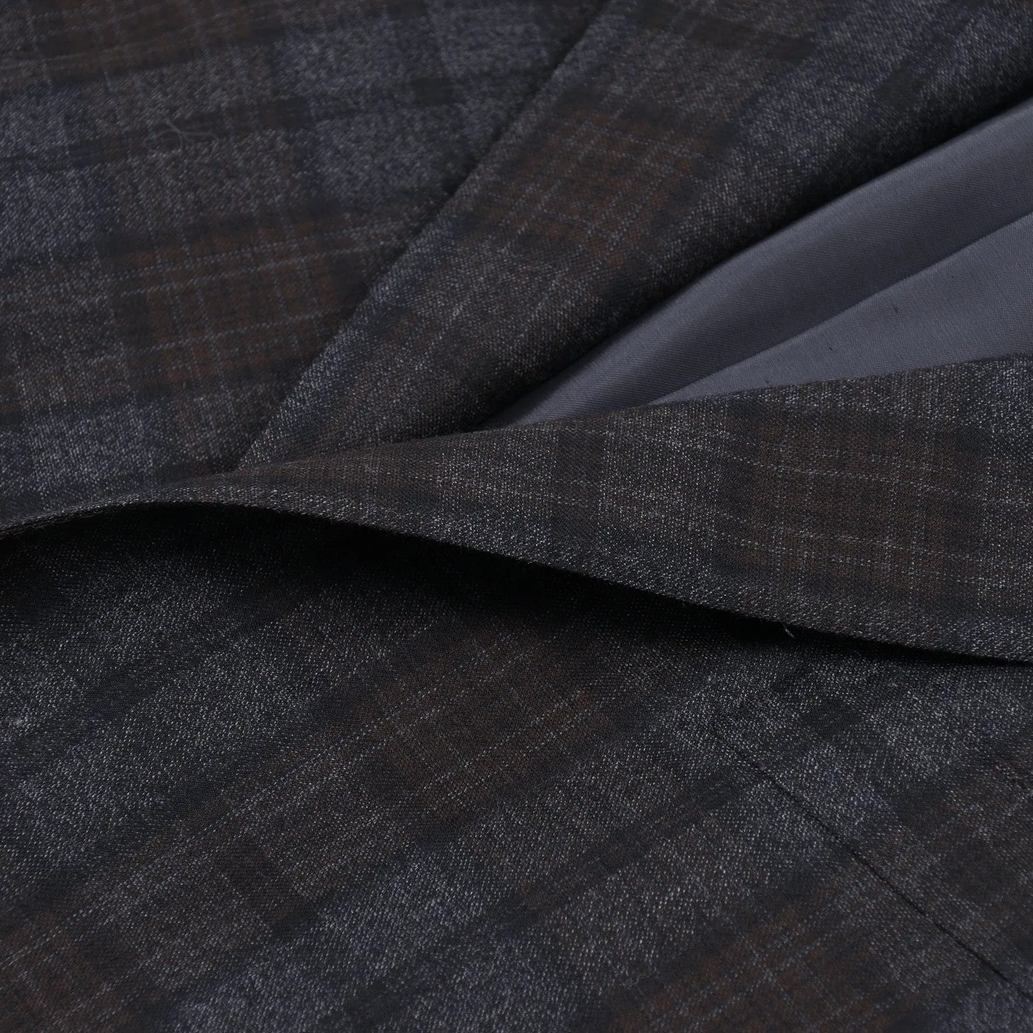 Isaia Shadow Check Wool Sport Coat