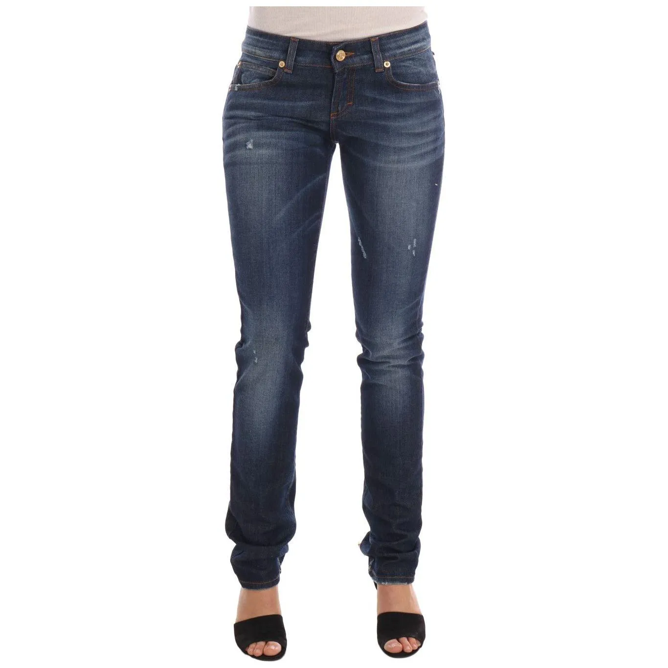 John Galliano Stylish Skinny Low Rise Denim Jeans