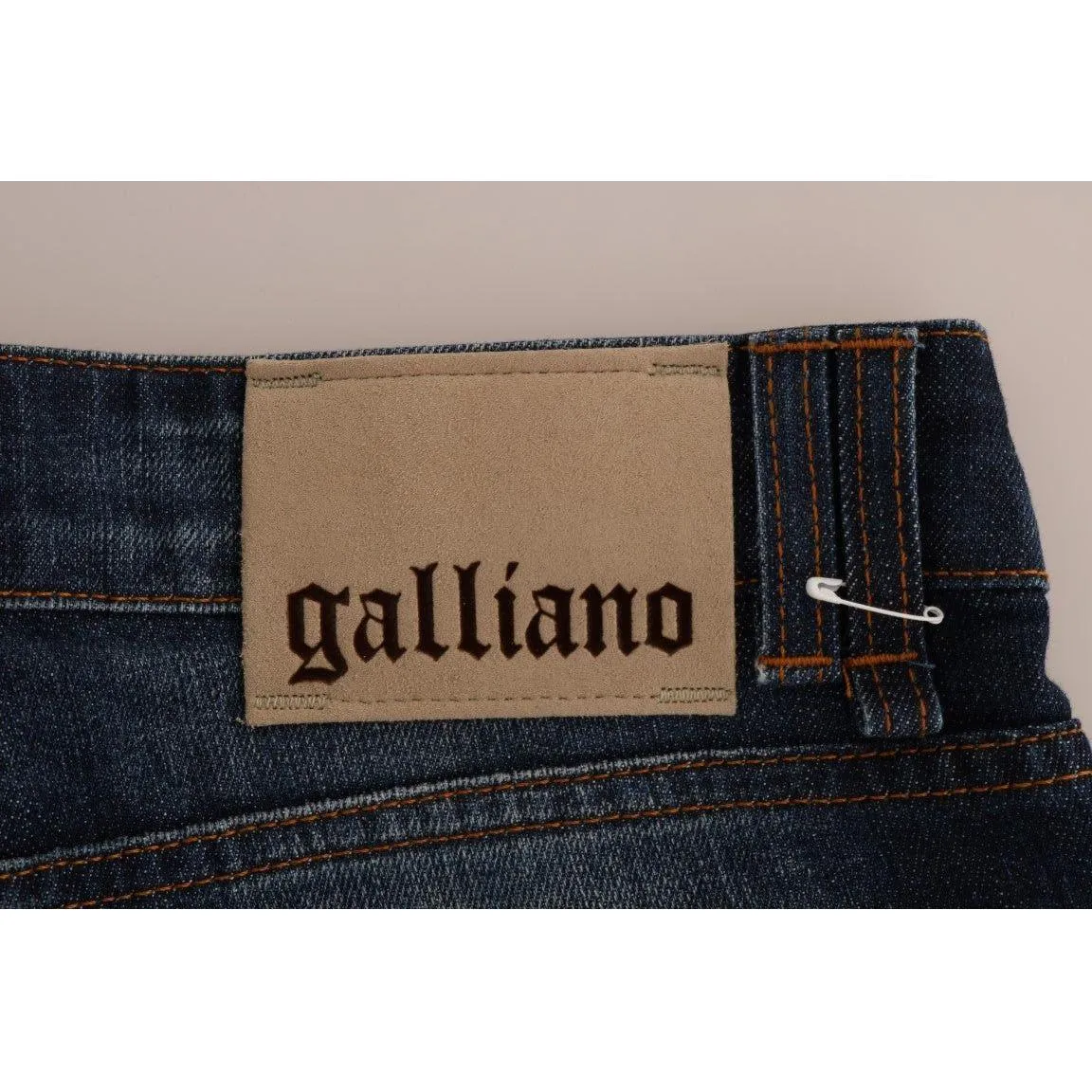 John Galliano Stylish Skinny Low Rise Denim Jeans