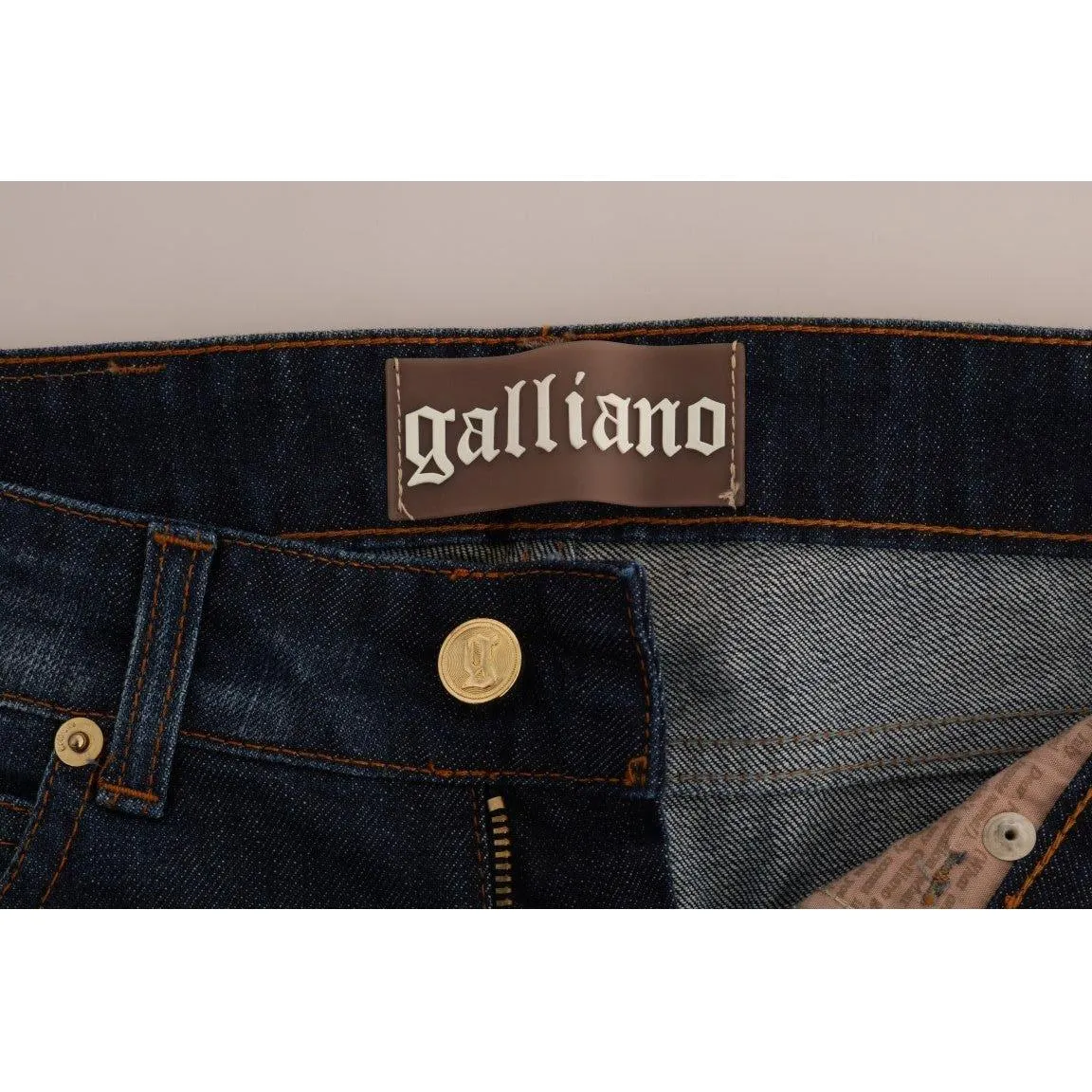 John Galliano Stylish Skinny Low Rise Denim Jeans