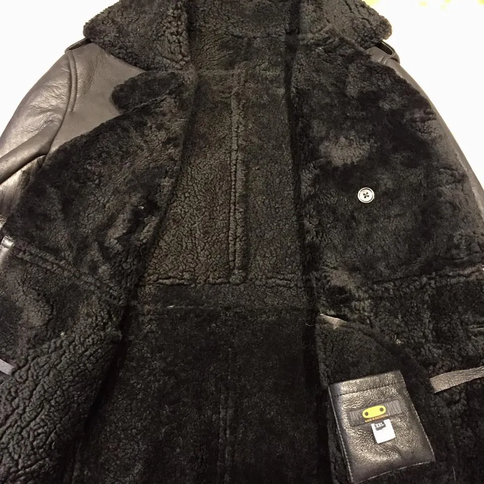 Kashani Black Shearling Jacket