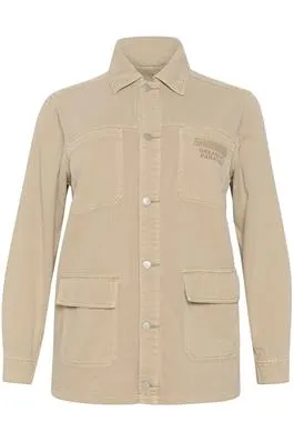 KCsisel Shirt Jacket-kaffe curve