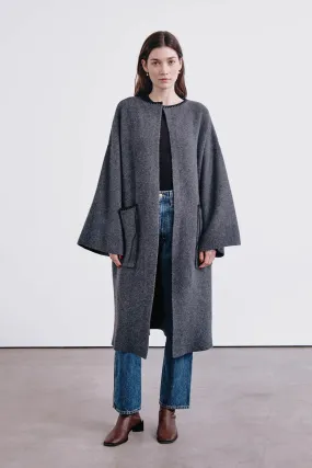 Kerrington Wool Cashmere Coat Charcoal