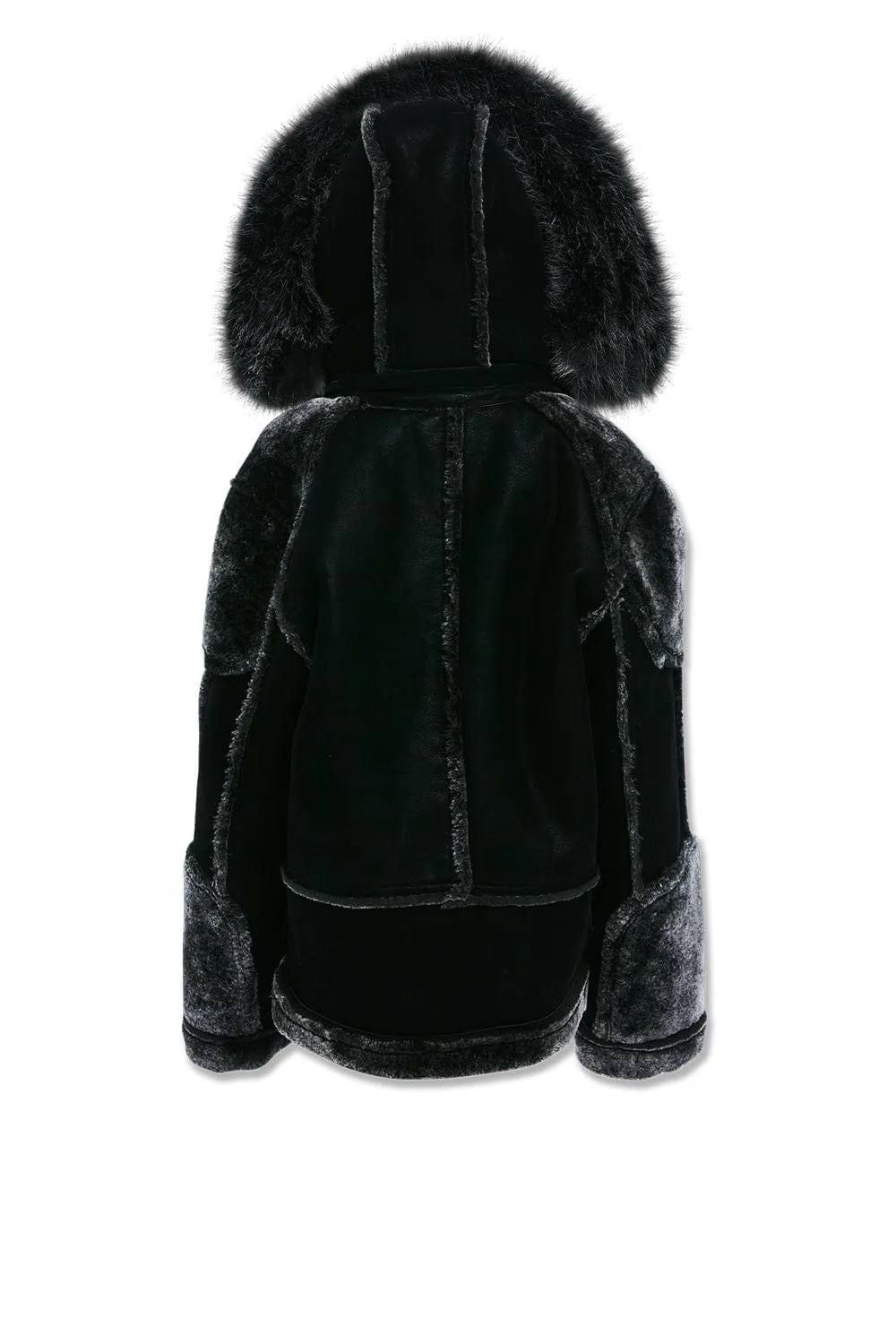 Kids El Jefe Shearling Moto Jacket (Black)