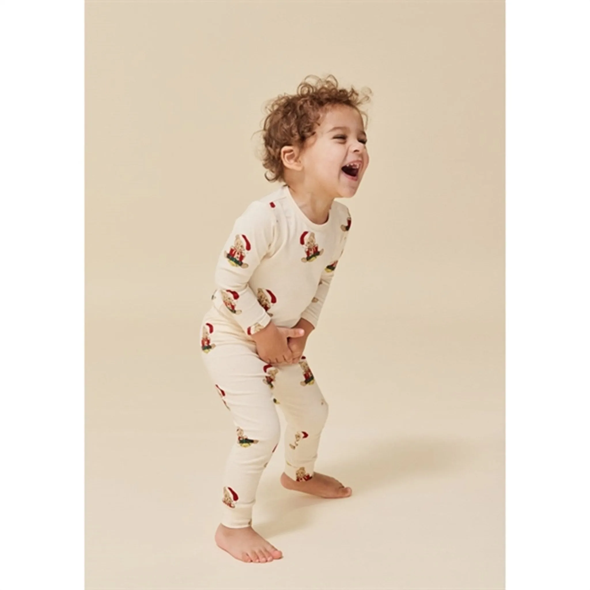 Konges Sløjd Christmas Teddy Basic Body/Pants Set