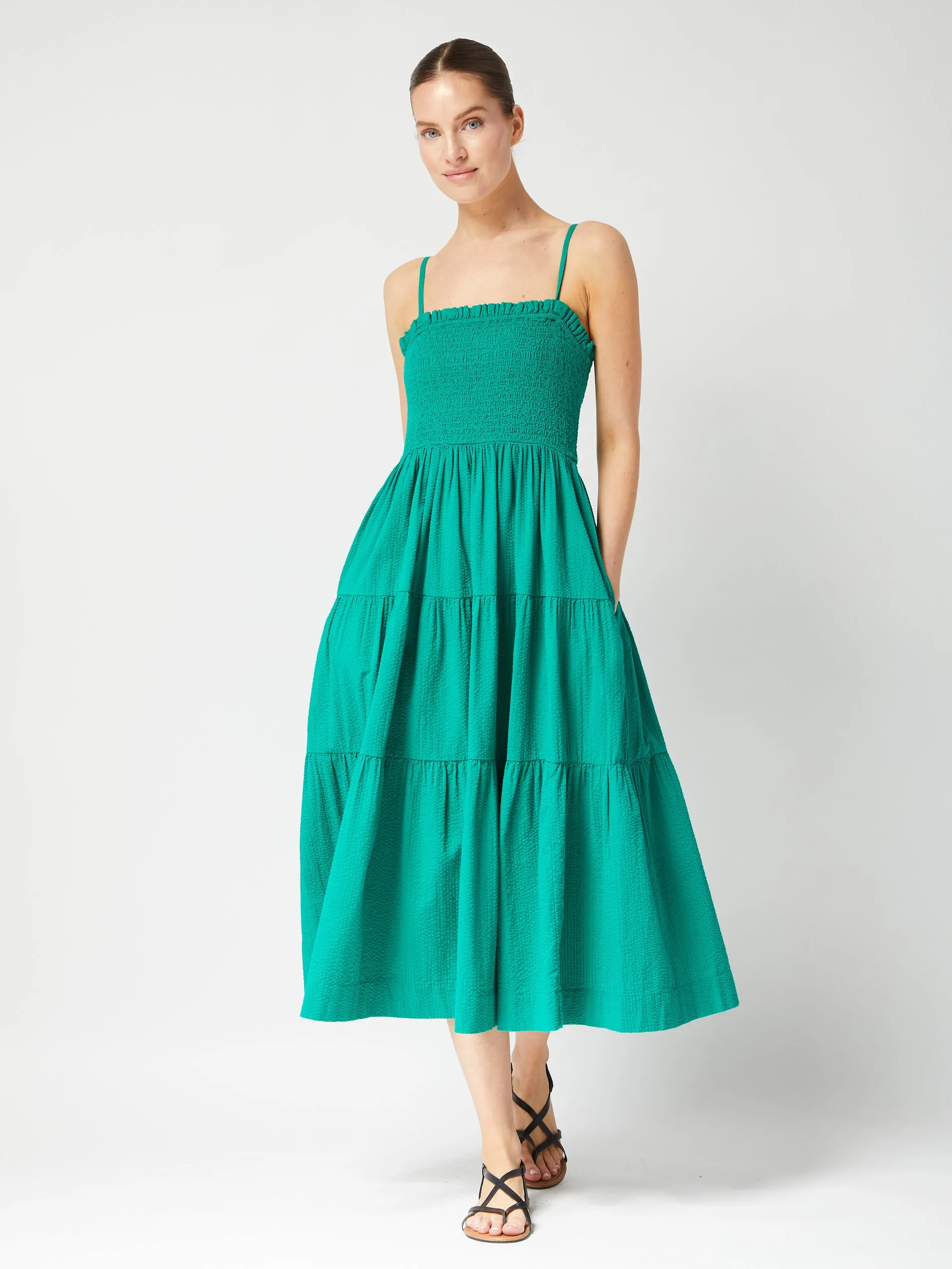 Kristen Dress Emerald