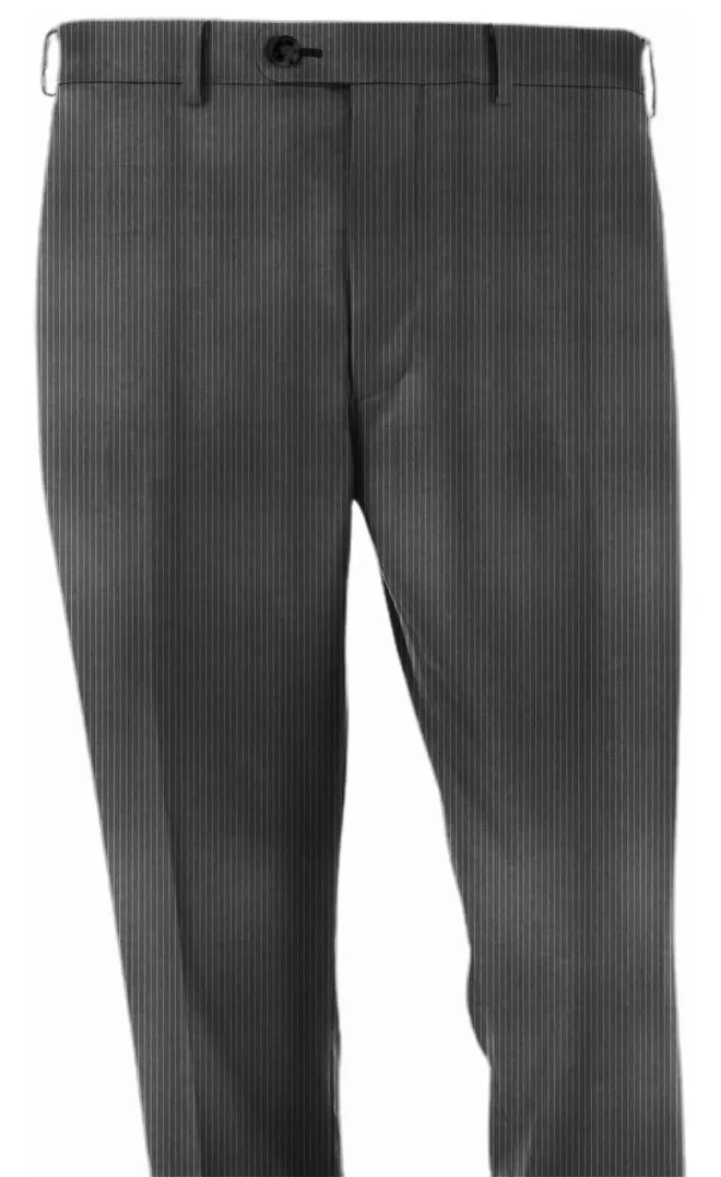 Light Grey Fine Stripe Pants