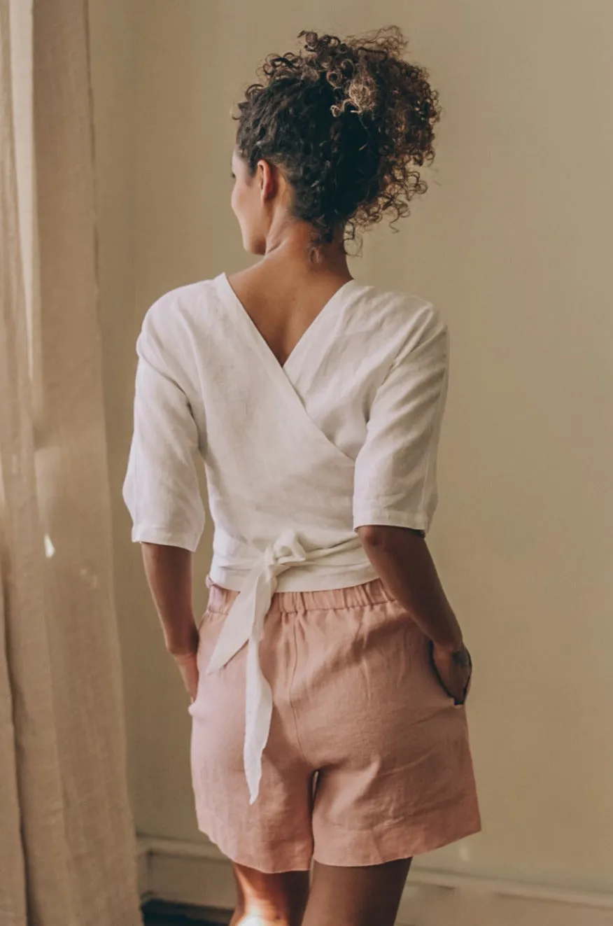 Linen Short Pants