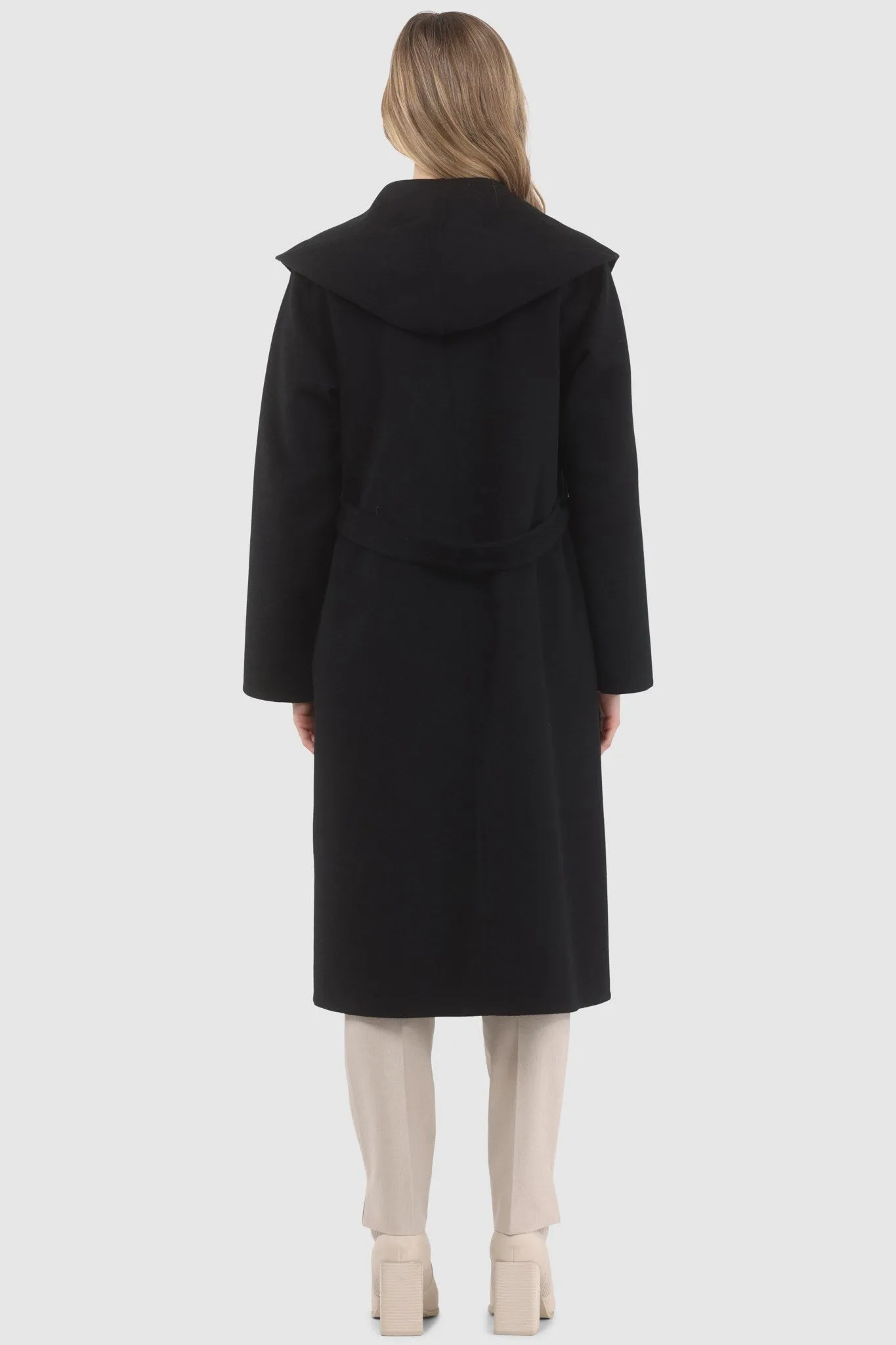 Loro Piana Wool Belted Short Coat