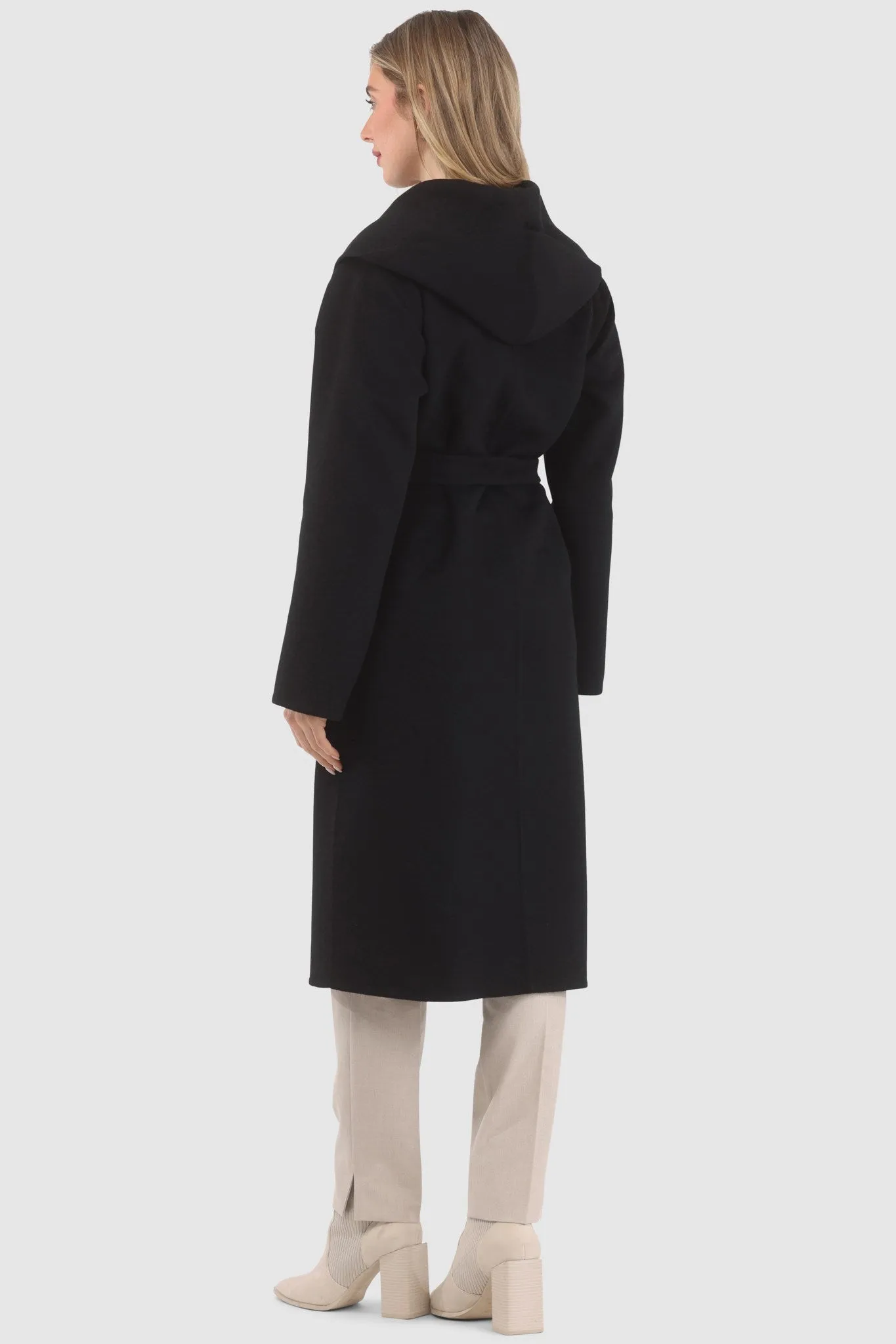 Loro Piana Wool Belted Short Coat