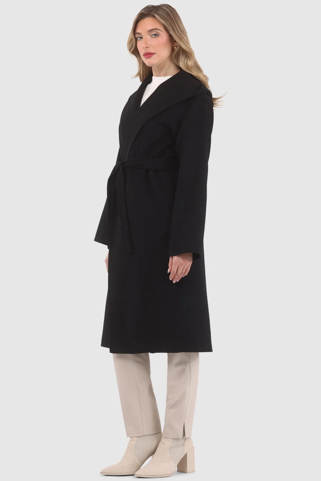 Loro Piana Wool Belted Short Coat