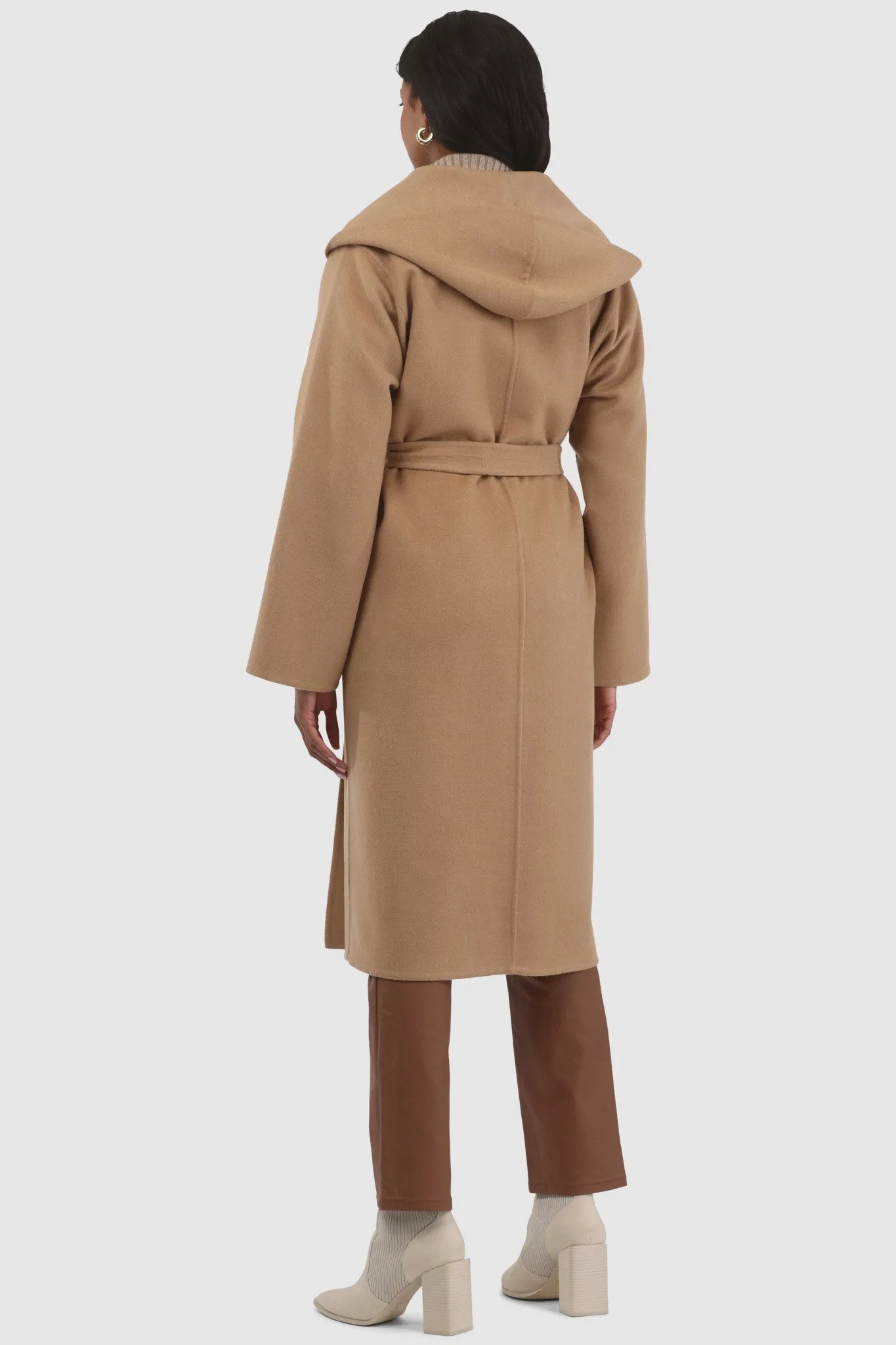 Loro Piana Wool Belted Short Coat