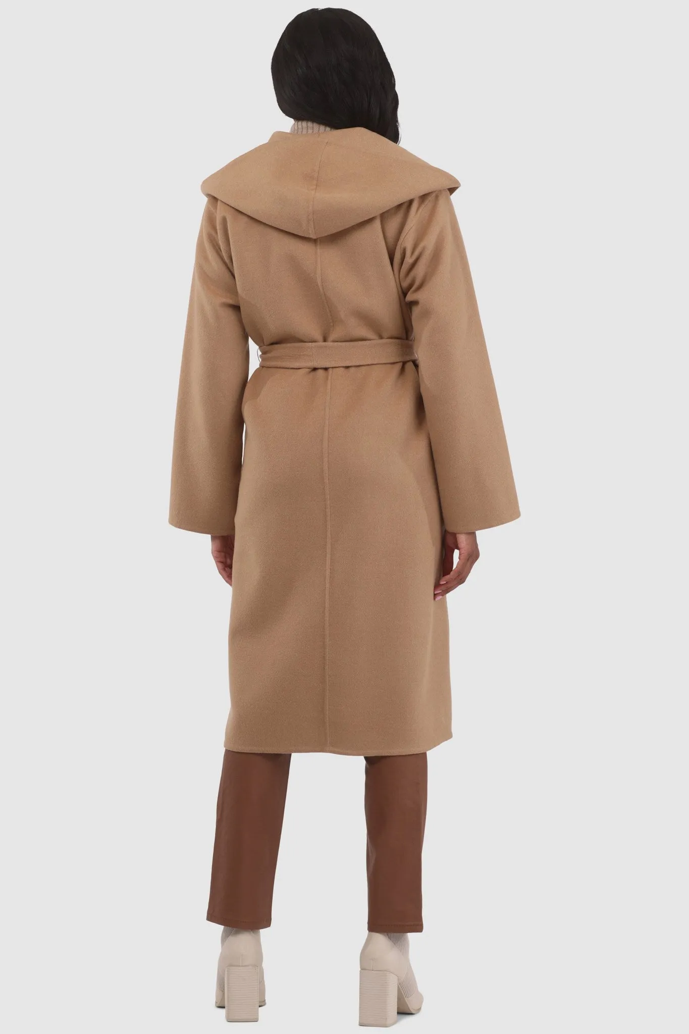 Loro Piana Wool Belted Short Coat