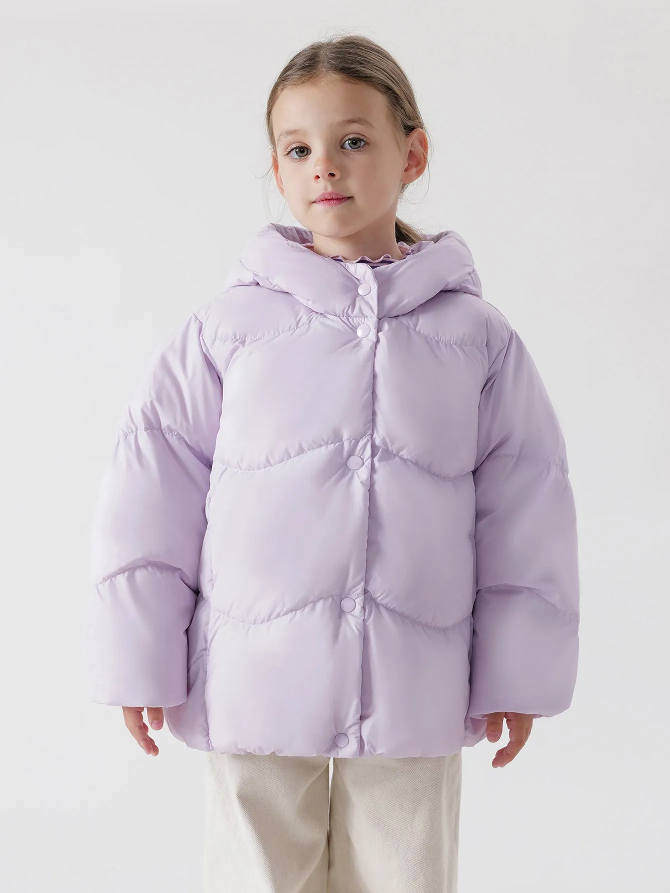 MARC & JANIE Boys Girls Ultralight Hooded Down Parka 221059