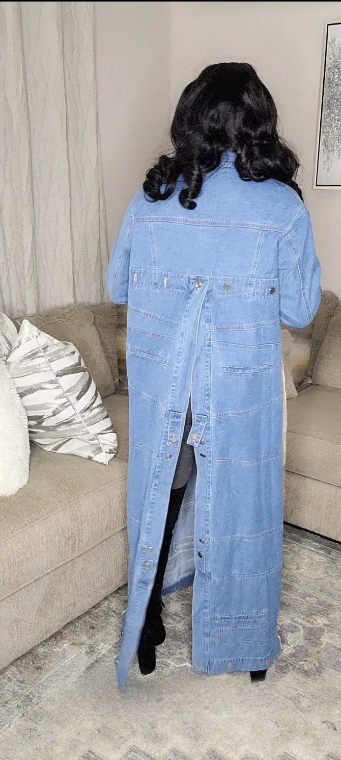 Maxi Jean Jacket