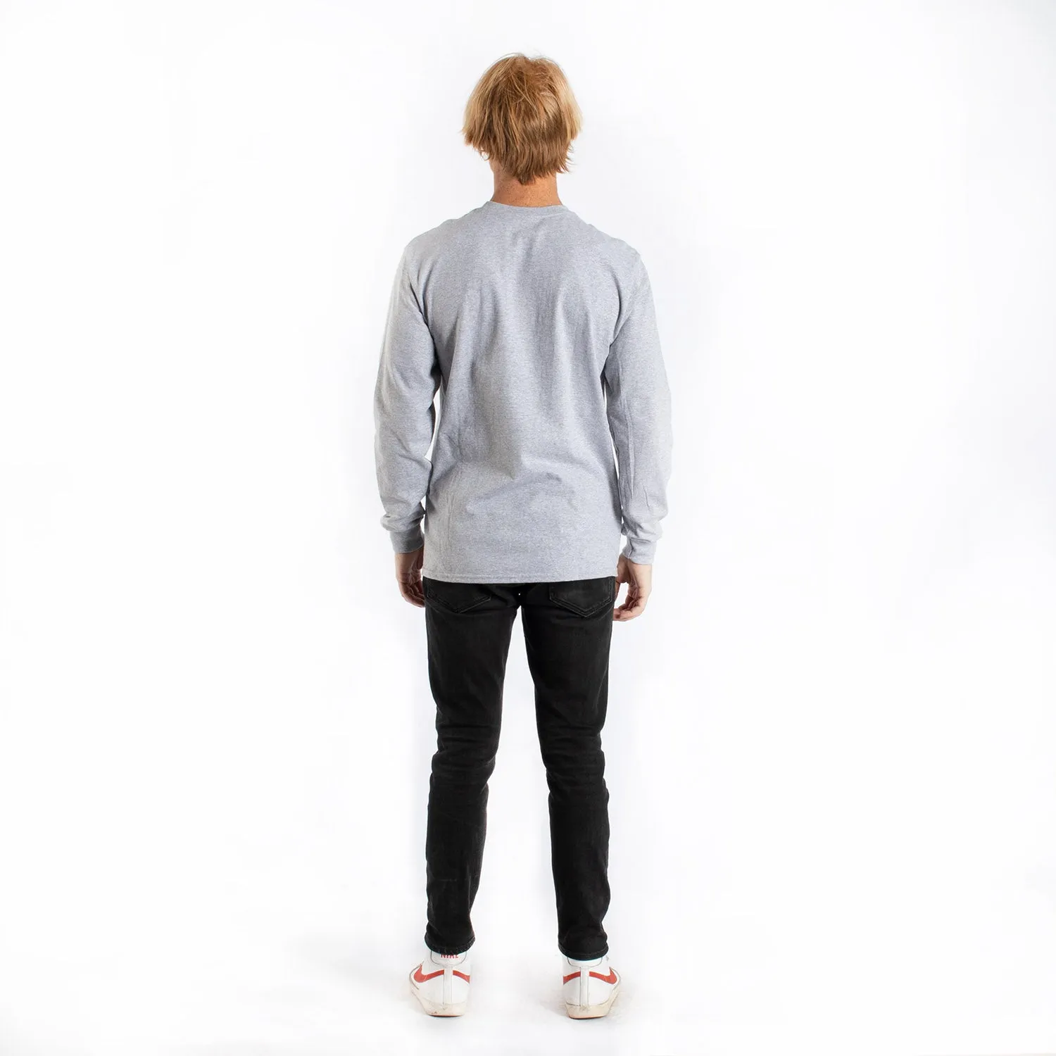 Melty Ying Yang L/S Gray T-Shirt by Altru Apparel