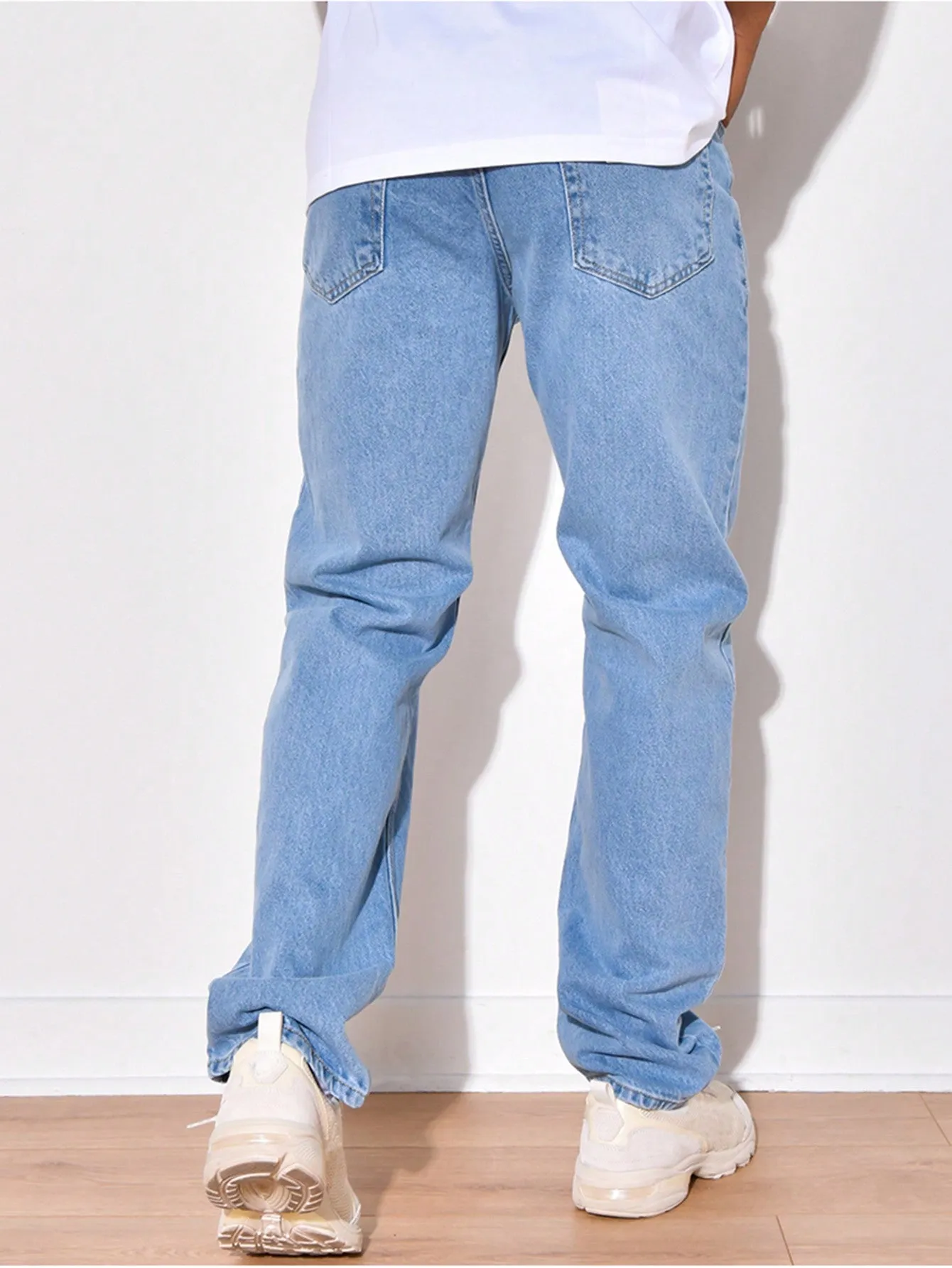 Men's Casual Summer Loose Jeans, Summer Spring Daily