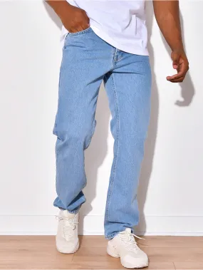 Men's Casual Summer Loose Jeans, Summer Spring Daily