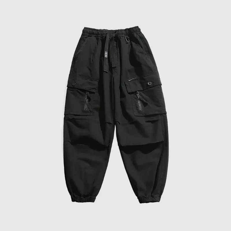 Men's Casual Washed Out And Dyed Loose Harem Pants