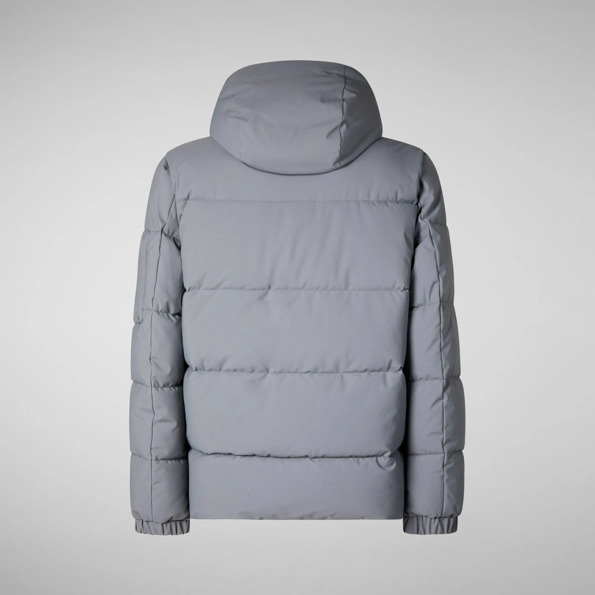 Men's  Hooded Parka Alter in Mid Grey