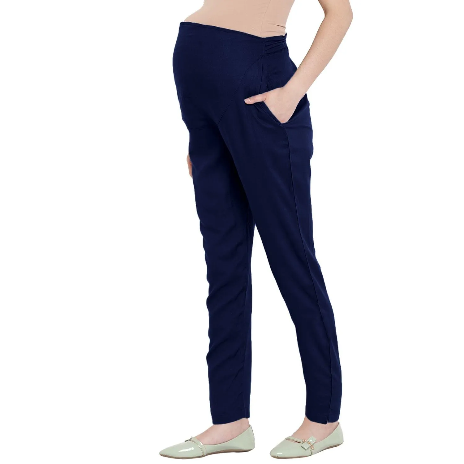 Navy Blue Maternity Loungewear Pants